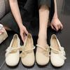 Zapatos Mary Jane para Mujer 2026 Primavera y Otoño Nuevos Estilo Francés Zapatos Planos de Suela Suave, Estilo Brisa Suave como de Hada, Adecuados para Combinar con Vestidos, Mocasines