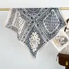 Versátil Pañuelo Chal de Seda Estilo Coreano con Estampado Paisley 2026 Primavera y Otoño Nuevo Elegante Ligero Estilo Francés Accesorio para la Cabeza