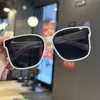 Óculos de sol moda protetor solar infantil europeu e americano miopia óculos de sol masculinos meninas anti-ultravioleta caixa pode ser definida coreano