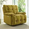 Sofá reclinable eléctrico perezoso, cápsula espacial para una persona, sillón mecedor giratorio reclinable de ocio para sala de estar, sofá nube multifuncional de lujo ligero