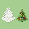 Conjunto de Formas de Silicone de Natal Papai Noel Alce Árvore de Natal Floco de Neve Decoração de Cupcake Forma de Silicone para Fondant