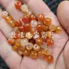 Ágata de color aguamarina, cuentas vintage, cuentas de piedras preciosas sueltas, calcedonia de colores rojo, amarillo, blanco, verde, negro en forma de barril, cuentas espaciadoras y cuentas para joyería Lulutong
