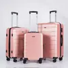 Mala de Casamento Abs Exclusiva Personalizada Transfronteiriça, Portátil, Multifuncional, Resistente ao Desgaste, Caixa de Senha com Rodinhas de Grande Capacidade