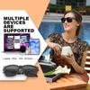 Óculos de Headset Bluetooth Inteligentes, Óculos de Sol Polarizados de Áudio Sem Fio Multifuncionais para Dirigir e Chamar, Tecnologia de Ponta