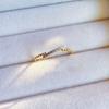 Anillo de plata de ley S925 con lazo y perla para mujer, de alta gama, ligero, de lujo, combinable con todo, con apertura para el dedo.