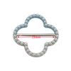 Hebilla de Nudo para Ropa Fija Artefacto Cintura Broche de Perla Metal Perla Hebilla para Prenda Hebilla para Toalla de Seda Aleación Hebilla Decorativa