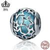 Evelle Europeu e Americano Mais Vendido Estrela S925 Prata Esterlina Estrela Joia Contas Pulseira Acessórios Contas