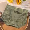 Ropa interior femenina de encaje jacquard fina y transpirable para verano, contorno de espalda, sexy, ligeramente transparente, de cintura media, sin costuras, tipo faja