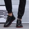 Zapatos Nuevos de Primavera para Hombre Zapatos Deportivos Negros con Cordones Zapatos de Moda Estilo Coreano Zapatos Casuales de Invierno de Terciopelo para Hombre Zapatos de Cuero para Hombre