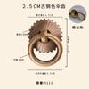 Gaveta de Armário de Medicina Chinesa de Cobre Puro Dourado Puxador de Anel Circular de Furo Único Maçaneta de Porta de Guarda-Roupa Novo Puxador de Gaveta de Latão Chinoiserie