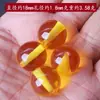 Cuentas de perlas doradas de ámbar de alta imitación, cuentas sueltas, accesorios, amarillo transparente, redondas, para pulsera, collar, accesorios de cuentas, venta al por mayor