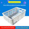 Cesta plástica de giro 3kg material novo HDPE 620 malha quadro plástico cesta plástica retangular espessada cesta plástica oca para cogumelos
