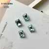 Azucarero 6*8 Rectangular Esquina Recta Pedrería para Uñas Cubitos de Hielo Caramelo de Roca Pedrería de Punta Inferior Súper Brillante Vidrio K9 Decoración de Uñas