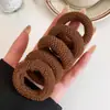 Faixa de Cabeça Adulta Espessa e de Alta Elasticidade Que Não Machuca o Cabelo, Argola de Toalha, Elástico de Cabelo Sem Costura, Faixa de Cabelo para Rabo de Cavalo, Corda de Cabelo Acessórios de Cabelo
