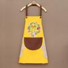 Delantal de conejito para uso doméstico, impermeable, a prueba de aceite, borrable, sin mangas, con cuello halter, para publicidad, venta al por mayor