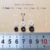 Pulsera Espaciador de Cristal para Joyería Espaciador de Silicona Perla Jade Pulsera de Gama Alta Antideslizante Goma Resistente Transparente