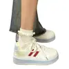Zapatos de Pan 2025 Otoño Nuevos Versátiles Blancos para Campus Zapatillas Casuales de Estudiante Estilo Coreano Mismo Estilo que Zhao Lusi