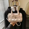 Bolsa Pequena de Bolinhas com Renda para Mulheres 2026 Novo Estilo Doce Bolsa de Mão Formato Almofada Textura de Moda de Verão Bolsa Transversal