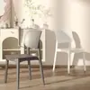 Respaldo de Silla de Plástico Escandinavo Hogar Moderno Simple Casual Taburete para Tienda de Té con Leche Hamburguesería Silla de Comedor Silla de Escritorio de Negociación