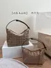 2026 Nuevo Modelo Bolsa para Lonchera Bordada Jacquard Cubi de Luo Jia, Bolso de Hombro Cruzado, Bolso Vintage de Lona Debajo del Brazo para Mujer