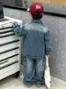 Traje de Mezclilla de Trabajo de Otoño para Niños 2026 Nuevo de Moda Conjunto Casual Deportivo de Dos Piezas de Primavera y Otoño