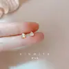 Pendientes Geométricos Pequeños y Exquisitos de Piedra Ojo de Gato, Nuevo Diseño de Nicho de Moda 2026, Pendientes Elegantes con Aguja de Plata 925