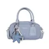 Bolso de mujer a la moda, nuevo bolso Boston tipo bowling, bolso elegante para mujer, nuevo estilo vintage 2025 para el trabajo y uso casual
