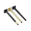 Patas de Soporte para Muebles Patas de Gabinete Modernas Cromo de Lujo Ligero Patas de Sofá de Metal Patas de Soporte Diagonal Tubo Redondo Cónico Accesorios de Pie de Hardware