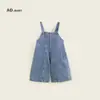 Moda Casual de Otoño para Niños Pantalones Amigables con la Piel Pantalones Largos de Mezclilla Pantalones Modernos para Niñas Overol Infantil Estilo Coreano