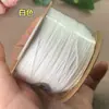 Criptografia de fio Não. 72 fio de jade trançado colar de corda feito à mão contas de corda vermelha 0,8 mm corda para joias estrela lua