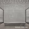 Panel de Pared Perforado Creativo Luminoso de Venta Caliente Personalizado Integral con Luz LED Techo de Aluminio en Estados Unidos y Canadá
