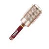 Masteri AliExpress peine de rodillo con forma de cepillo para alisar el cabello de cerámica, nailon resistente a altas temperaturas, tubo de aluminio, peine para cabello rizado, venta al por mayor