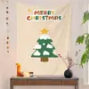 Nuevo Paño de Fondo Navideño 2022 ins Decoración del Hogar Transfronteriza Pared de Fondo de Árbol de Navidad Colgante de Tela Tapiz de Amazon