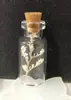 Japonês e Coreano Mais Vendidos Fresco e Doce Garrafa de Vidro de Garrafa de Deriva Trevo de Quatro Folhas Dente-de-Leão Flor Real Flor Seca Colar Modelo de Melhor Amiga