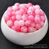 Pêssego Jade espalhou contas de jade de flor de pêssego atacado diy jade jóias acessórios artesanais pulseira colar pó flutuante contas redondas atacado