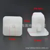 Cubierta de Coche Clip de Panel de Puerta de Guardabarros Clip de Panel Sujetador de Plástico Sujetador de Parachoques Remache Cuadrado Blanco 8mm