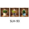 Pegatinas de Plantas en Maceta de Lujo Sencillas y Accesibles Más Vendidas de Temu para Sala de Estar, Pasillo, Entrada, Autoadhesivas, Impermeables y Antiincrustantes