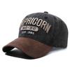Gorra de Béisbol Casual de Bloques de Color Suave Bordada para Hombres, Gorra de Béisbol con Letra 3D para Mujeres, Sombrero de Sol Lavado para Mujeres, Protección Solar de Verano