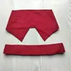 Camiseta polo de algodão mercerizado com gola quadrada + mangas curtas com punhos canelados, acessórios DIY para roupas, barra canelada