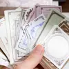 Papel de Notas Crepúsculo: Serie Pasando el Tiempo Lentamente Ins Diario Artístico Materiales DIY Hojas Base 50 Hojas 6 Diseños