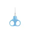 Tesoura de Unha para Bebê em Aço Inoxidável Personalizada, Tesoura para Pelos do Nariz com Ponta Arredondada, Tesoura de Manicure Especial Anti-Pinçamento para Cuidados com o Bebê, Portátil