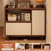 Aparador Almacenamiento Integrado Gabinete de Pared para Té Sala de Estar Hogar 2025 Nuevo Almacenamiento de Cocina Gabinete Lateral Gabinete Simple de Barra de Té