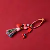 Colgante de Cinabrio de Alto Contenido para Manifestar Deseos, Accesorio DIY Vintage, Regalo de Negocios Genuino de Alta Gama en Estilo Antiguo