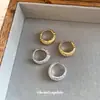 Elegancia Minimalista~ Pendientes Redondos de Patrón Liso Estilo Europeo y Americano, Pendientes de Estilo Simple y Genial, Accesorios para Orejas Únicos y Versátiles