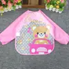Comercio exterior abrigo infantil anti-vestir completamente impermeable bebé bebé EVA desechable ropa de arroz delantal babero ropa para pintar