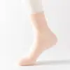 Calcetines Sueltos para Personas de Mediana Edad y Mayores, Tallas Grandes y Ampliadas, Calcetines de Algodón Finos y Transpirables de Verano para Hombres y Mujeres, Calcetines de Confinamiento Sueltos y No Constrictivos
