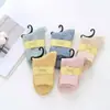 Meias de Inverno Femininas de Cano Médio Estilo Coreano Meias Longas Meias Grossas de Lã para Chão Meias Quentes Meias de Terry Outono e Inverno Meias Femininas