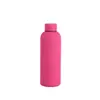 Botella Deportiva de Boca Pequeña Recubierta de Goma, Vaso Térmico de Acero Inoxidable 304, Vaso Recto para Exteriores, Regalo de Negocio Portátil