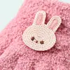 Guantes de invierno para niños, guantes cálidos de cinco dedos para niños y niñas, para montar y escribir, bonitos guantes de otoño e invierno a prueba de frío para bebés.
