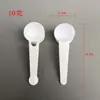 Cucharas de Plástico PP al por Mayor 10g 20ml Cucharas Medidoras de Polvo Cucharas de Plástico con Fondo Redondo Cucharas para Detergente de Lavandería